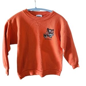 Vintage Boyscouts Of America Sweatshirt Youth Medium 10-12 Orange Tiger CL0041